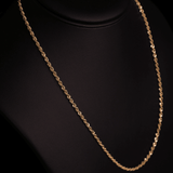 ROPE CHAIN IN 10K, SOLID, YELLOW GOLD - OPULENZZA