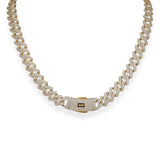 HOLLOW DIAMOND MONACO CHAIN 10 KT