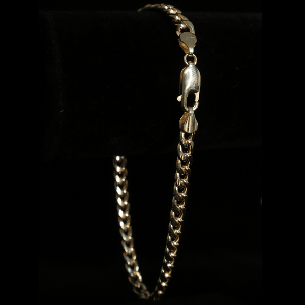 HOLLOW MIAMI CUBAN LINK BRACELET WITH LOBSTER LOCK 14 KT - OPULENZZA