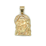 CHRIST'S HEAD PENDANT 10 KT