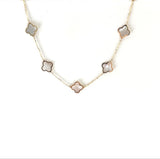 NACAR CLOVER CHAIN 14K - OPULENZZA