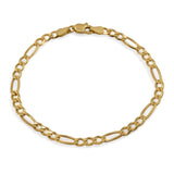 SOLID FIGARO BRACELET 14 KT