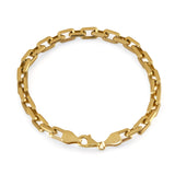 SOLID GOLDBOX BRACELET 14 KT