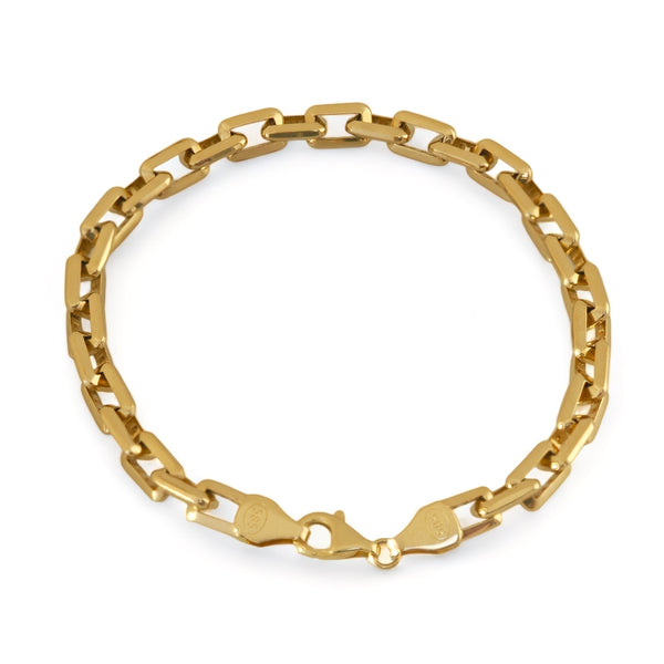 SOLID GOLDBOX BRACELET 14 KT